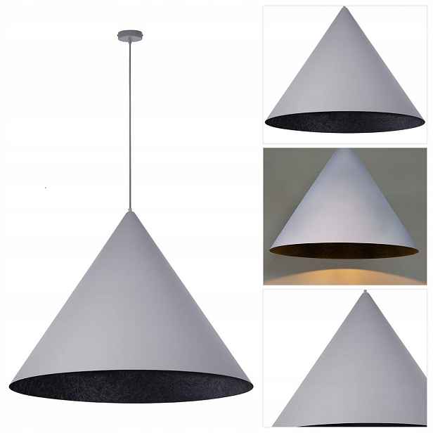 Šedá závěsná lampa Vesuvio, moderní, 3 zdroje nad barem Sigma Lighting
