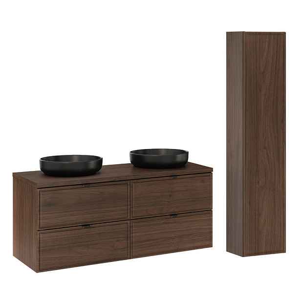 Petits-meubles KOUPELNOVÝ NÁBYTEK 120cm Elias 2er-Set Dřevo