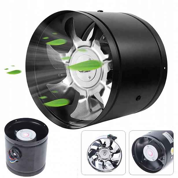 Kanálový Ventilátor 150 MM Axial-flo 500M³/H Pro Hotely A Obchody, trvanlivost