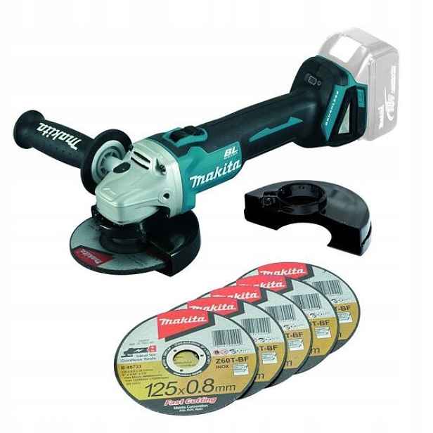 Makita DGA504ZX1 aku úhlová bruska 125mm bez baterie s příslušenstvím kry