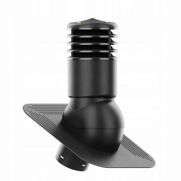 Větrací komín Smartline pod asfaltový šindel/pape fi 150 mm, zateplený, černý