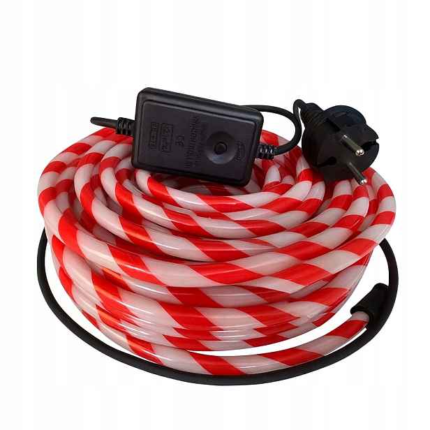 Bonbónová Světelná Hadička Led Lampy Červená Multicolor 30 M Venkovní IP44