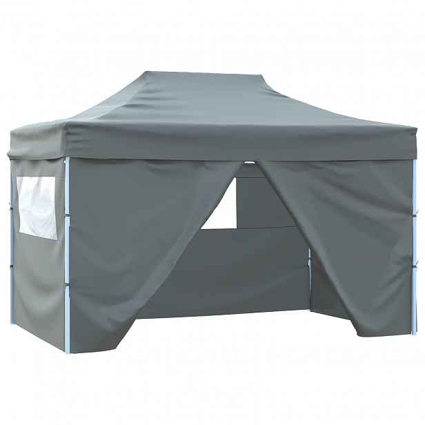 vidaXL Party Stan 280 x 410 x 315 cm Antracitová Oxford látka