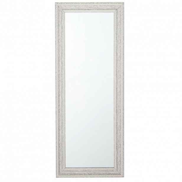 Beliani NÁSTĚNNÉ ZRCADLO béžové/stříbrné obdélníkové 50/130 cm Vertou