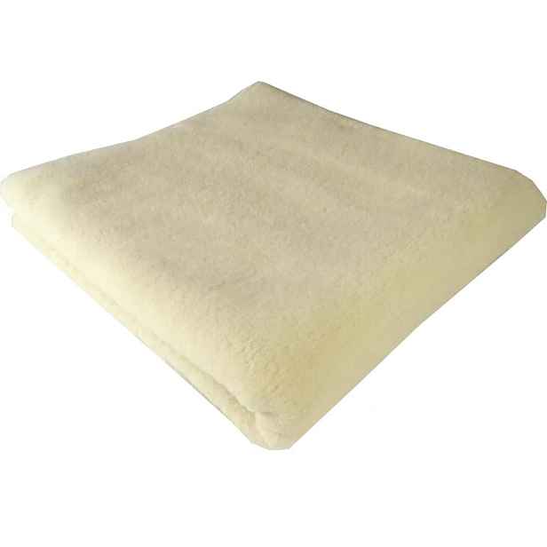 Deka z merino vlny – ecru merino vlněná deka – 200 x 220 cm