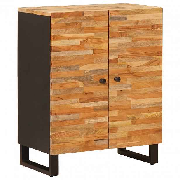 vidaXL Úložná komoda 60 x 33 x 75 cm Masivní mangové dřevo Hnědá