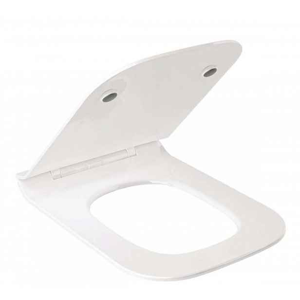 Kludi Resa C - WC sedátko Slim, SoftClosing, QuickRelease, lesklá bílá 28WCS43