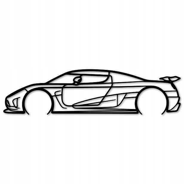 Obraz S Autem 80 cm Koenigsegg Agera Prolamovaný Obraz Na Zeď 3D Obrazy