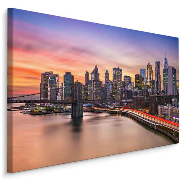 Plátno Panorama Města New York II. Varianta: 120x80