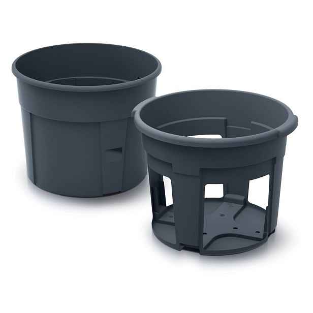 Prosperplast Květináč na pěstování brambor antracit, varianta 39,2 cm