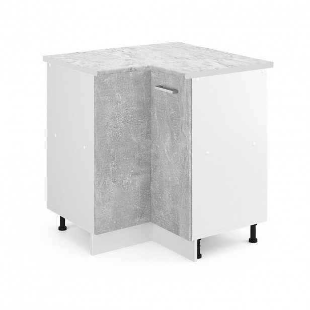 Vicco ROHOVÁ SKŘÍŇKA R-Line Beton 75.6 cm s pracovní deskou