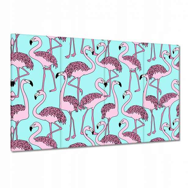 Obrazy 120x80 Růžové Flamini Flamingo