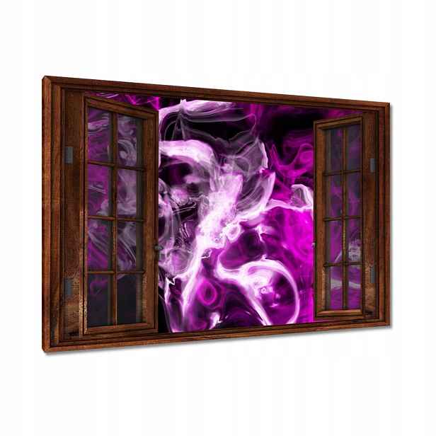 Obrazy 120x80 Fialové plameny