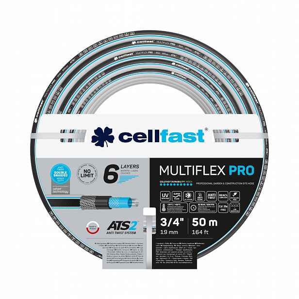 Cellfast Zahradní Hadice Multiflex Pro ATS2 3/4" 50 m