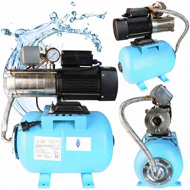 Hydrofor Na Vodu 24L Čerpadlo Alpinox 1100W Silné rotory Inox Premium 7800l/h