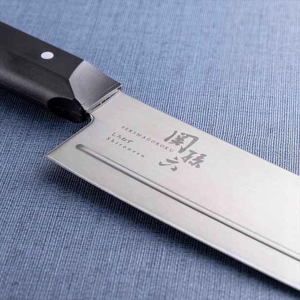 Nůž nakiri Kai Seki Magoroku Shironezu AB5474, ostří 15 cm
