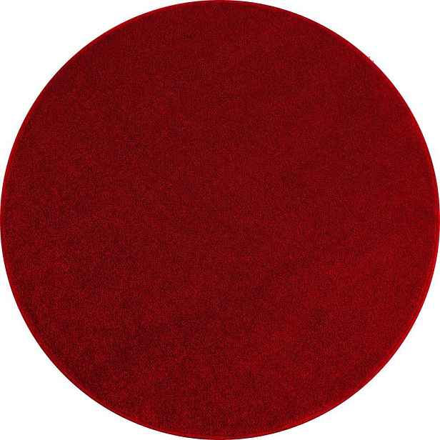 Vínový kulatý koberec ø 160 cm Ata – Ayyildiz Carpets