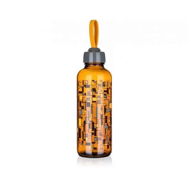Láhev na pití Manon 450 ml, hnědé sklo