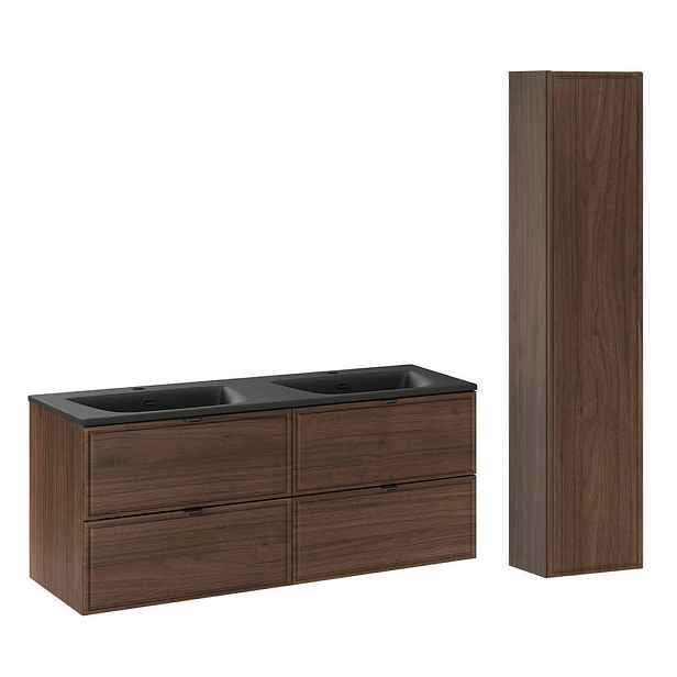 Petits-meubles KOUPELNOVÝ NÁBYTEK 121cm Elias 2er-Set Dřevo