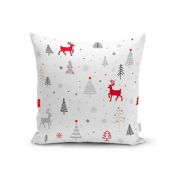 Povlak na polštář s vánočním motivem 43x43 cm Merry Christmas – Mila Home