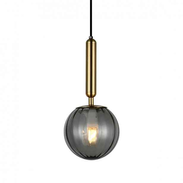 Ravena Závěsná lampa Zlatá Dýmka Moderní Kulové Stínidlo E27 5W