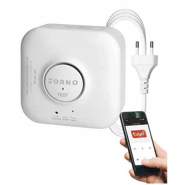 Detektor plynu, Tuya Smart Wi-Fi, 220 V Ac, životnost senzoru 5 let