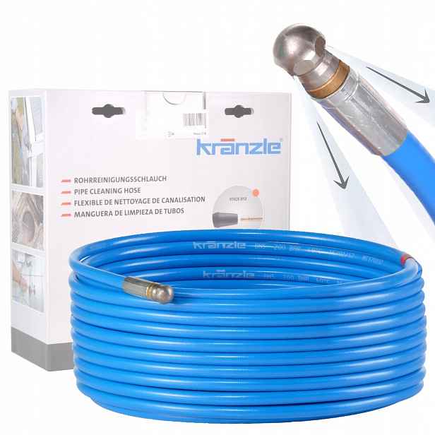 Hadice Na Čištění Kanalizace, Potrubí, Okapů 10 M Kranzle 12550 055 D12