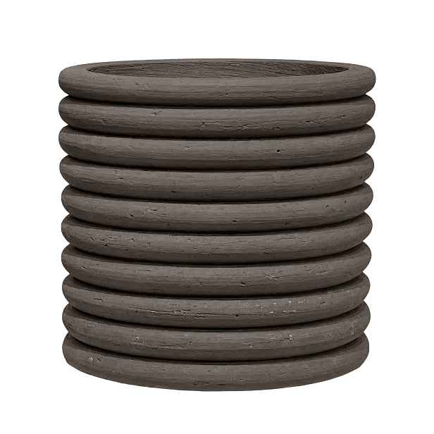 Pottery Pots Květináč Milo, barva hnědá, více velikostí - PotteryPots Velikost: L - ø 37,5 cm | v. 38,5 cm