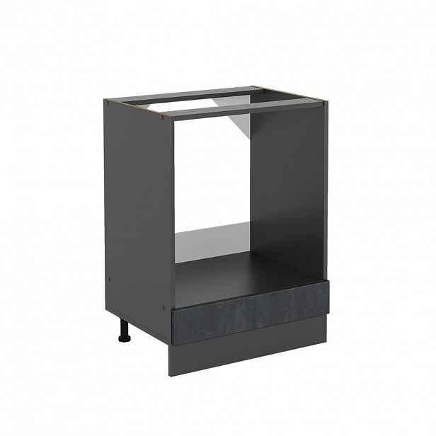 Vicco SKŘÍŇKA NA VESTAVĚNOU TROUBU R-Line Černý beton 60 cm bez pracovní desky