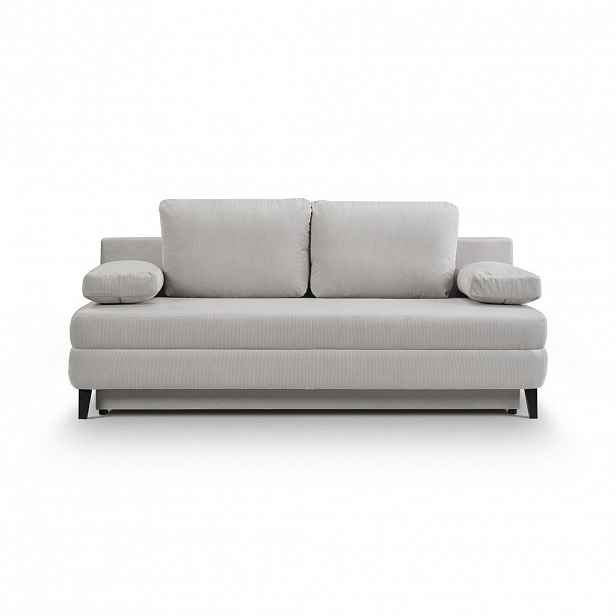 MID.YOU ROZKLÁDACÍ POHOVKA, textil, světle šedá