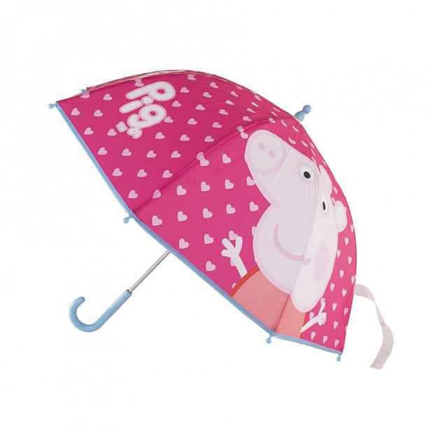Dětský deštník PRASÁTKO PEPPA Ø 71 cm, růžový