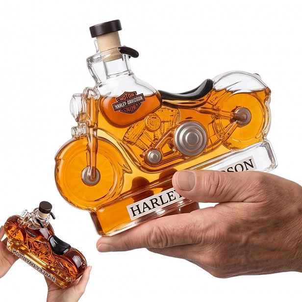 Karafa na whisky ve tvaru motocyklu 350 ml, Dárek pro sběratele