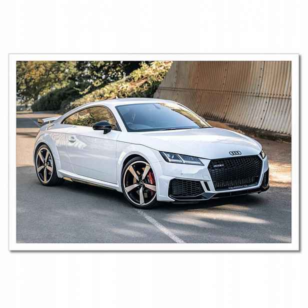 Plakáty v rámu 60x40 Bílé Audi Quattro Tt Rs