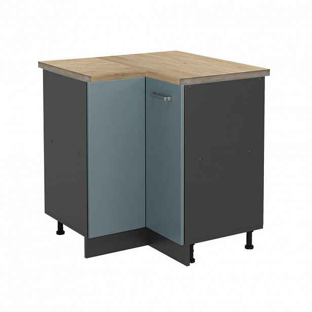 Vicco ROHOVÁ SKŘÍŇKA R-Line Modrošedá 75.6 cm , PD Dub