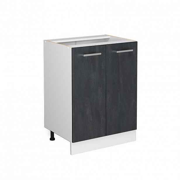 Vicco SPODNÍ SKŘÍŇKA KUCHYŇSKÉ LINKY R-Line Černý beton 60 cm bez pracovní desky