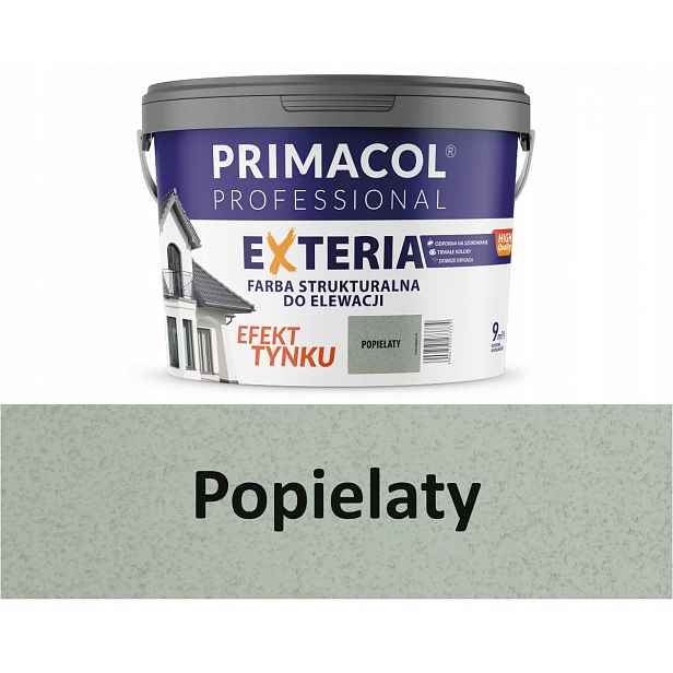 Primacol Barva Fasádní Strukturální Exteria 9L Popelavá