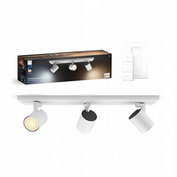 stropní svítidlo Led reflektor bílá 3x 4,2W Cct Philips Hue Dimmer Switch