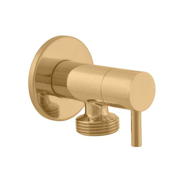 Ventil rohový pračkový 1/2"x 3/4", Zlatá - kartáčovaná RV0234ZK, RAV Slezák