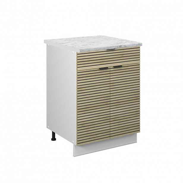 Vicco SPODNÍ SKŘÍŇKA KUCHYŇSKÉ LINKY Fame-Line Dubový panel 60 cm se zásuvkou, PD Mramor