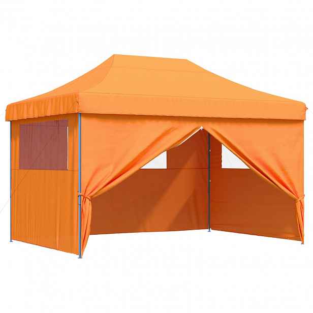 vidaXL Party Stan 279 x 410 x 315 cm Oranžová Oxford látka