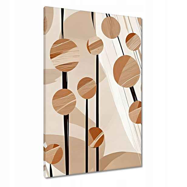 Obrazy 60x90 Béžové na sloupcích