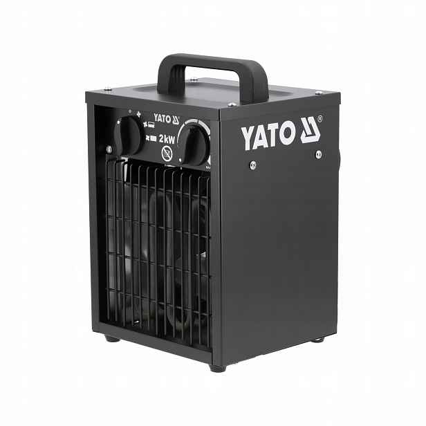 Elektrický Teplovzdušný Ventilátor 2000 W IP24 Do 20 M² Yato