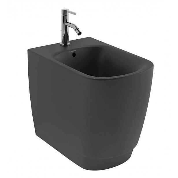 Kludi Resa S - Stojící bidet, otvor pro baterii, matná černá 27BIB0139