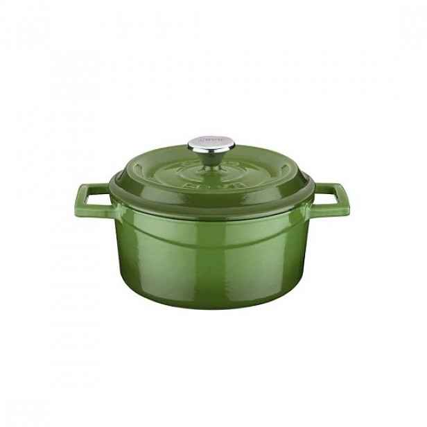 Litinový kastrol, 16 cm / 1,33 L, zelený, Trendy - Lava