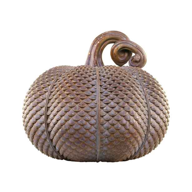 Mocca antik dekorace dýně Pumpkin antique L - Ø 29*25 cm Chic Antique