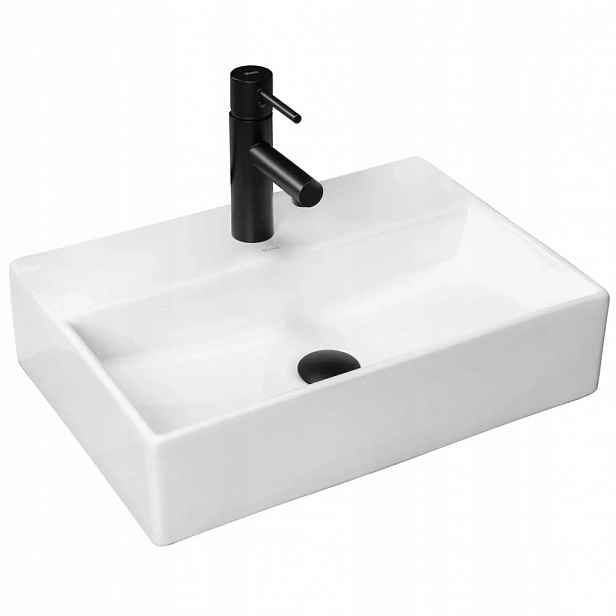 Umyvadlo na desku Valeria N 50 bílá (REA-U5000) /po/