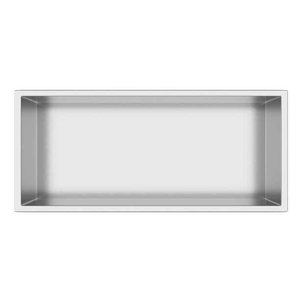 Výklenková police Balneo Wall-box One Inox z nerezové oceli 45x20x10 cm