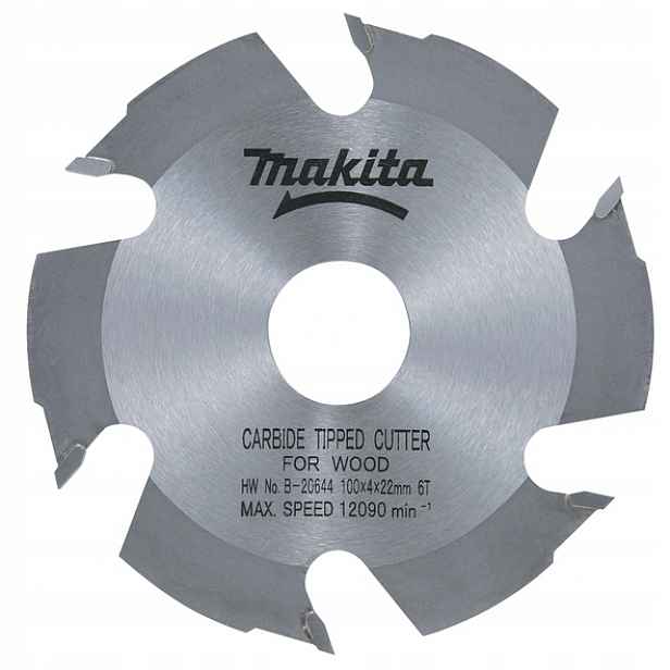 Fréza na drážky 100x22x6Z 4 mm pro Lamelovačku PJ7000/3901 Makita