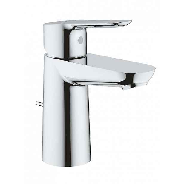 Grohe BauEdge - Umyvadlová baterie, s výpustí, chrom 23802000