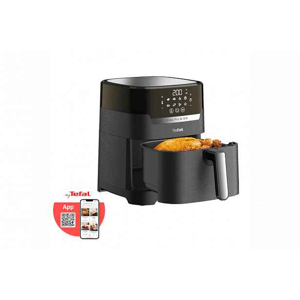 Horkovzdušná fritéza Tefal Easy Fry & Grill 2v1 Precision EY505815 Černá